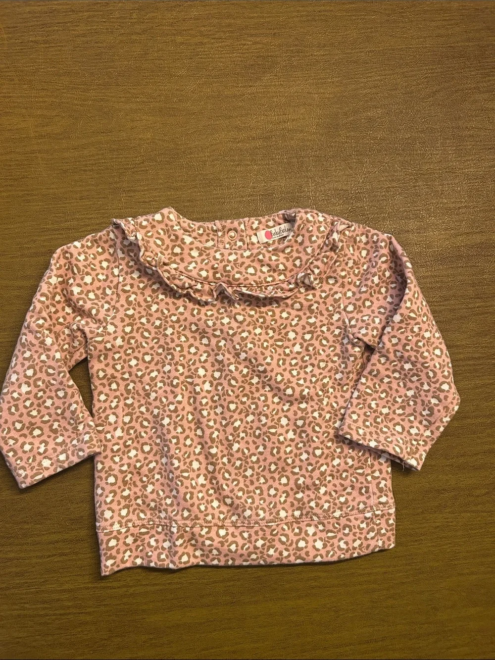 Baby Boden Kids Pink Leopard Print Set size 18-24 months